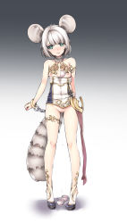 Rule 34 | 10s, 1girl, alcohol, animal ears, bad id, bad pixiv id, bare legs, bare shoulders, bdsm, blade &amp; soul, blush, bondage, bottomless, bound, breasts, chain, corset, cuffs, cup, dress, dripping, female focus, flat chest, full body, gradient background, green eyes, groin, head tilt, highres, jewelry, legs, looking at viewer, lots of jewelry, lyn (blade &amp; soul), mouse ears, nipples, no panties, petite, pussy, sake, saliva, shawl, shoes, short hair, silver hair, simple background, smile, solo, standing, tail, tama (tamatamo), tears, thigh strap, tiptoes, uncensored