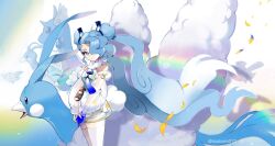 Rule 34 | altaria, artist request, creatures (company), dragonair, flying miku (project voltage), game freak, gen 1 pokemon, gen 3 pokemon, gen 4 pokemon, hatsune miku, highres, nintendo, pokemon, pokemon (creature), project voltage, rainbow, togekiss, twintails, vocaloid