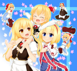 Rule 34 | 3girls, :d, ^ ^, alice margatroid, apron, barefoot, blonde hair, blue eyes, blush, capelet, carrying, chiroshiron, closed eyes, dress, closed eyes, feet, hair ribbon, hairband, highres, kirisame marisa, loafers, multiple girls, open mouth, outstretched arms, piggyback, ribbon, rumia, sash, shanghai doll, shoes, unworn shoes, shoulder carry, skirt, skirt set, smile, toes, touhou, vest, waist apron, yellow eyes