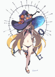 Rule 34 | 1girl, abigail williams (fate), abigail williams (second ascension) (fate), absurdres, bikini, black bikini, black bow, black hat, black thighhighs, blonde hair, bow, fate/grand order, fate (series), full body, hair bow, hat, highres, key, keyhole, kobo (cobo 0609), long hair, looking at viewer, lowleg, lowleg bikini, navel, orange bow, oversized object, red eyes, single thighhigh, sketch, solo, stuffed animal, stuffed toy, swimsuit, teddy bear, thighhighs, very long hair, witch hat