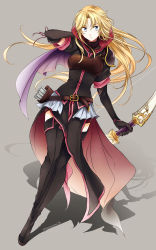 Rule 34 | 1girl, absurdres, armor, black footwear, black gloves, black thighhighs, blonde hair, blue eyes, boots, bow (weapon), breastplate, clarisse (fire emblem), elbow gloves, fire emblem, fire emblem: new mystery of the emblem, full body, gloves, highres, holding, holding bow (weapon), holding weapon, long hair, miniskirt, nintendo, quiver, shadow, shirokuroma 29, shirt, short sleeves, skirt, solo, thigh boots, thighhighs, twitter username, weapon, white skirt, zettai ryouiki