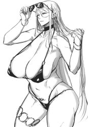 Rule 34 | 1girl, anegawa eiji, bikini, breasts, huge breasts, long hair, solo, swimsuit