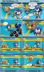Rule 34 | comic, no humans, not for resale, ring (sonic), sonic (series), sonic the hedgehog, tagme, tails (sonic)