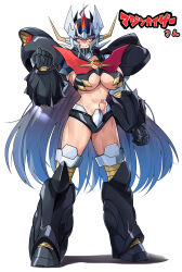 Rule 34 | 1girl, absurdres, breasts, highres, large breasts, long hair, mazinger (series), mazinkaiser, mazinkaiser (robot), mecha, revealing clothes, robot, solo
