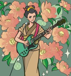 Rule 34 | buttercup, buttercup (artist), enka, guitar, instrument, japanese clothes, kimono
