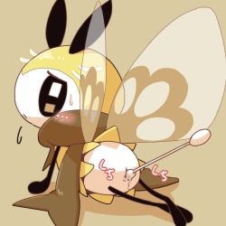Rule 34 | artist request, black eyes, furry, pokemon, pussy, ribombee, uncensored