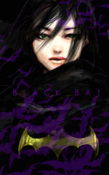 Rule 34 | 1girl, 89g, batman (series), black bat, black hair, cassandra cain, dc comics