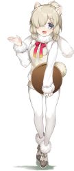Rule 34 | alpaca suri (kemono friends), animal costume, animal ear fluff, animal ears, kemono friends, kemono friends kingdom, official art, pantyhose, simple background, standing, tachi-e, tail, transparent background