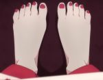 Rule 34 | 1girl, animated, barefoot, eromanga sensei, feet, nail polish, red nails, solo, toenail polish, toenails, toes, video, yamada elf