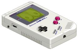 Rule 34 | animated, animated gif, bouncing breasts, breasts, buttons, game boy, game boy (original), handheld game console, lowres, nintendo, nipples
