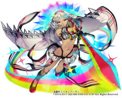 Rule 34 | 1girl, akka, altera (fate), bare shoulders, black nails, blunt bangs, breasts, choker, commentary request, dark-skinned female, dark skin, detached sleeves, fate/grand order, fate (series), fingernails, full-body tattoo, full body, headdress, holding, holding sword, holding weapon, jewelry, legs, light trail, midriff, nail polish, navel, photon ray (fate), red eyes, red footwear, revealing clothes, showgirl skirt, skirt, small breasts, socks, solo, stomach, sword, tagme, tan, tattoo, thighs, veil, weapon, white hair, white skirt