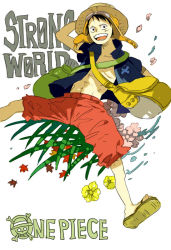 Rule 34 | 1boy, bag, hat, male focus, monkey d. luffy, one piece, one piece: strong world, shorts, solo