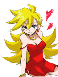 Rule 34 | 10s, breasts, cleavage, don (748826), dress, heart, panty &amp; stocking with garterbelt, panty (psg), smile