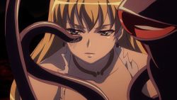 Rule 34 | 1girl, angry, animated, animated gif, blonde hair, blue eyes, earrings, elina (queen&#039;s blade), funikura, jewelry, long hair, looping animation, necklace, queen&#039;s blade, standing, tentacles