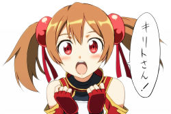 Rule 34 | 10s, 1girl, blush, open mouth, silica, smile, sword art online