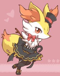 Rule 34 | artist request, braixen, cosplay, creatures (company), game freak, gen 6 pokemon, looking at viewer, nintendo, no humans, pokemon, pokemon (creature), pokemon xy, simple background, tagme
