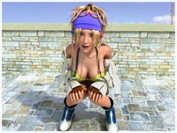 Rule 34 | 00s, breasts, cleavage, final fantasy, final fantasy x, final fantasy x-2, rikku (ff10), rikku cg set