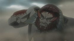 Rule 34 | 10s, 1boy, animated, animated gif, blood, lowres, punching, red hair, terra formars, violence