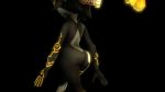 Rule 34 | 10s, 1girl, 3d, animated, arm tattoo, ass, ass focus, ass shake, back, black background, colored skin, female focus, glowing, glowing tattoo, grey skin, headpiece, jiggle, long hair, looping animation, mask, medium hair, midna, multicolored skin, nintendo, orange hair, pointy ears, prehensile hair, resized, simple background, solo, tattoo, the legend of zelda, the legend of zelda: twilight princess, two-tone skin, upscaled, video, walking, video, wide hips