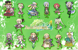 Rule 34 | &gt; &lt;, 6+boys, 6+girls, :d, ^ ^, ahoge, animal ears, ankle boots, antennae, armor, armored dress, arthur (rune factory), belt, bishnal (rune factory), black eyes, black legwear, blonde hair, blue eyes, blue hair, blunt bangs, blush, blush stickers, book, boots, braid, breastplate, brother and sister, brown eyes, bubble skirt, butler, cape, chibi, clorica (rune factory), closed eyes, copyright name, crossed arms, dark-skinned male, dark skin, diras, dog ears, dolce (rune factory), doug (rune factory), dress, dumpling, dwarf, eating, elf, expressionless, facial mark, feathers, fighting stance, fingerless gloves, food, forked eyebrows, forte (rune factory), fox ears, frey (rune factory), fur trim, garter belt, glasses, gloves, gold trim, green background, green eyes, green gloves, green hair, grey hair, hair between eyes, hair ornament, hair ribbon, hand fan, hand on own hip, happy, harp, hat, headdress, highres, hoe, horse ears, horse tail, instrument, kiel (rune factory), kohaku (rune factory), leon (rune factory), lest (rune factory), logo, long hair, long skirt, long sleeves, looking at viewer, low ponytail, margaret (rune factory), mini hat, mini top hat, miniskirt, multiple boys, multiple girls, official art, official wallpaper, one eye closed, open mouth, panda, pants, pigeon-toed, pink hair, pointy ears, ponytail, prince, puffy pants, puffy sleeves, purple eyes, purple hair, red eyes, red hair, ribbon, rune factory, rune factory 4, short hair, short sleeves, siblings, skirt, sleeveless, smile, standing, standing on one leg, sword, tail, tareme, thick eyebrows, thighhighs, tiara, top hat, twin braids, twintails, v arms, visor (armor), wallpaper, wavy hair, weapon, white gloves, wide sleeves, wink, worktool, xiao pai