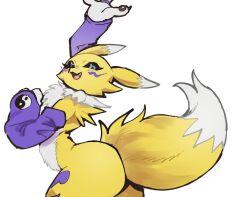 digimon digimon_(creature) fluffy fox_girl fox_tail furry furry_female renamon tail