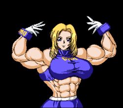 Rule 34 | animated, animated gif, biceps, breasts, dead or alive, extreme muscles, female focus, flexing, lowres, muscular, ren (tainca2000), tecmo, tina armstrong