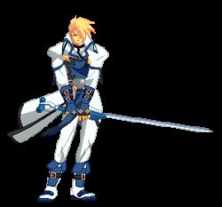 Rule 34 | 1boy, animated, animated gif, arc system works, blonde hair, full body, guilty gear, guilty gear x, guilty gear xx, idle animation, ky kiske, lowres, male focus, pixel art, solo, sprites, sword, transparent background, weapon, wind