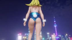 Rule 34 | 1girl, 3d, animal ears, animated, artist request, ass, ass shake, audible music, bare legs, bare shoulders, blonde hair, blue leotard, blush stickers, bouncing breasts, breasts, cameltoe, cape, city, cleft of venus, curvy, dancing, dark magician girl, detached collar, fake animal ears, fake tail, hat, high heels, huge ass, large breasts, leotard, looking at viewer, magical girl, night, night sky, nipples, partially visible vulva, playboy bunny, rabbit ears, revealing clothes, shiny clothes, shiny skin, sky, solo, sound, spanked, spanking self, tail, thong, thong leotard, video, witch hat, yu-gi-oh!