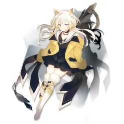 Rule 34 | 1girl, animal ear fluff, animal ears, arknights, black choker, black dress, blonde hair, blue eyes, blush, boots, breasts, brown eyes, choker, closed mouth, collared dress, dress, elite ii (arknights), floating hair, full body, gradient hair, hair between eyes, hair ornament, hairclip, heterochromia, holding, holding staff, knee boots, long hair, looking at viewer, lpip, multicolored hair, nightmare (arknights), off-shoulder sweater, off shoulder, official art, sidelocks, small breasts, smile, solo, staff, sweater, tachi-e, thighhighs, transparent background, very long hair, white hair, white thighhighs, wind