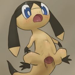 Rule 34 | 1girl, animal ears, anus, beige background, blue eyes, blush, creatures (company), disembodied penis, erection, full body, game freak, gen 6 pokemon, helioptile, hetero, highres, invisible penis, looking down, monster, motion lines, nintendo, no humans, open mouth, penis, pokemon, pokemon (creature), pussy, sex, shiny skin, simple background, solo, spread legs, stomach bulge, tail, uncensored, vaginal, x-ray, youjo modoki