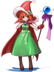 Rule 34 | cosmic chicken, dress, inuinui, red hair, staff, witch