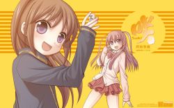 Rule 34 | 2girls, atarashi ako, highres, jacket, long sleeves, multiple girls, saki (manga), takakamo shizuno, track jacket