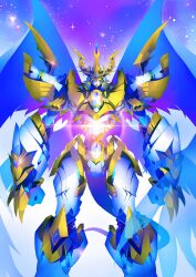 Rule 34 | armor, digimon, digimon (creature), dragon, highres, imperialdramon, imperialdramon paladin mode, solo, tail, wings