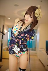 Rule 34 | 1girl, asian, bikini, kipi-san, photo (medium), solo, swimsuit, tagme