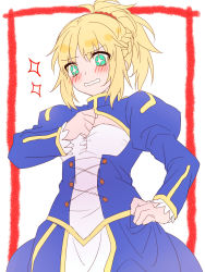 Rule 34 | + +, 1girl, ahoge, artoria pendragon (all), artoria pendragon (fate), blonde hair, blue dress, cosplay, dress, fate/apocrypha, fate/stay night, fate (series), green eyes, ha84no, hair up, highres, mordred (fate), mordred (fate/apocrypha), ponytail, saber (fate), saber (fate) (cosplay), solo