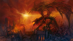 Rule 34 | building, deathwing, dragon, warcraft, world of warcraft