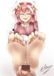 Rule 34 | 2boys, absurdres, artist request, astolfo (fate), barefoot, blush, braid, censored, crossdressing, cum, cum on body, cum on feet, ejaculation, closed eyes, fate/grand order, fate (series), feet, flower, flower on head, foot focus, hair ornament, highres, long hair, male focus, masturbation, multiple boys, penis, pink hair, pov, smile, soles, toes, tongue, tongue out, trap, yaoi