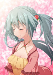 Rule 34 | 1girl, bad id, bad pixiv id, closed eyes, hatsune miku, long hair, oumi sanaka, solo, twintails, vocaloid