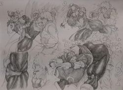 Rule 34 | 1boy, 1girl, ass, blocking, bouncing breasts, bracelet, breasts, bun cover, capcom, chinese clothes, chun-li, close-up, crotch kick, double bun, dougi, fighting, hair bun, hip attack, huge ass, jewelry, ken masters, kicking, large breasts, monochrome, muscular, muscular arms, muscular female, muscular legs, padded gloves, pantyhose, pelvic curtain, sitting, sitting on face, sitting on person, sketch, spiked bracelet, spikes, street fighter, unaligned breasts, zet94936828