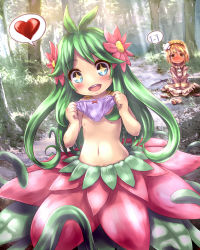 Rule 34 | + +, 2girls, blonde hair, blue eyes, blush, brown eyes, brown hairband, brown legwear, brown vest, commentary request, day, defeat, dress, emoticon, flat chest, flower, forest, full body, green hair, hair flower, hair ornament, hairband, holding, holding clothes, holding panties, holding underwear, long hair, merchant (ragnarok online), monster girl, multiple girls, nature, navel, nipples, open mouth, outdoors, panties, pinguicula, pink flower, plant, plant girl, ragnarok online, shoes, short hair, tayashitsu, topless, tree, underwear, vest, wavy mouth, white dress