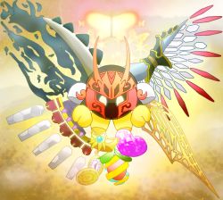 Rule 34 | 1other, bug, butterfly, butterfly wings, commentary request, crown, fusion, galactic nova, heart, horns, insect, insect wings, kirby&#039;s return to dream land, kirby: planet robobot, kirby: star allies, kirby: triple deluxe, kirby (series), magolor, magolor soul, master crown, morpho knight, nintendo, pocket watch, queen sectonia, saiso, shoulder pads, spoilers, star dream, void termina, watch, white eyes, wings