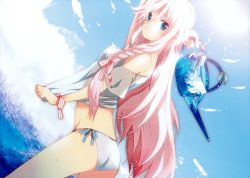 Rule 34 | bikini, covered erect nipples, highres, ia (vocaloid), marirero a, swimsuit, vocaloid, wet, wet clothes