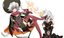 Rule 34 | .hack//, .hack//g.u., .hack//link, 00s, 1boy, 1girl, bandai, bare shoulders, blush, bracelet, cape, couple, cyber connect 2, elbow gloves, gloves, grey hair, haseo, hat, high heels, jewelry, open mouth, pipo (pixiv951479), purple eyes, ring, shino (.hack//g.u.), shoes, short hair, thighhighs, tongue