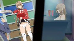 Rule 34 | 1boy, 2girls, :&gt;=, age difference, amagi brilliant park, animal collar, animated, animated gif, antenna hair, anus, at gunpoint, balding, barefoot, bath, bikini, bikini around one leg, black hair, black skirt, bottomless, breast sucking, breasts, breasts apart, breath, brown hair, censored, closed eyes, clothes lift, collar, completely nude, cottage, cum, cum in pussy, cunnilingus, desk, ejaculation, erection, eyes visible through hair, faceless, faceless male, fat, fat man, fellatio, female ejaculation, fingering, glasses, grabbing, grabbing another&#039;s breast, grabbing own breast, hair intakes, hand on own hip, happy sex, hetero, high ponytail, identity censor, indoors, kneeling, latifa fleuranza, leaning forward, licking, licking penis, lifted by self, long hair, lying, m legs, mascot, masturbation, multiple girls, necktie, nipple stimulation, nipple tweak, nipples, nude, on back, on desk, oral, panties, partially submerged, penis, penis out, pillow, pom pom (cheerleading), ponytail, pubic hair, pussy juice, pussy juice drip, pussy juice trail, red bikini, red collar, red neckwear, self exposure, sento isuzu, sex, sitting, skirt, skirt lift, slideshow, smile, spread legs, swimsuit, thighhighs, top-down bottom-up, two-tone bikini, underwear, vaginal, white bikini, white legwear, x-ray