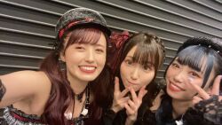 Rule 34 | 3girls, aida rikako, guilty kiss (love live!), indoors, kobayashi aika, looking at viewer, multiple girls, photo (medium), standing, suzuki aina, voice actor