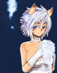 Rule 34 | 00s, 10s, 1girl, animal ears, bare shoulders, breasts, bustier, cat ears, choker, colored eyelashes, doraeshi, dress, facial mark, facial tattoo, final fantasy, final fantasy xi, final fantasy xiv, flower, gloves, large breasts, miqo&#039;te, mithra (ff11), pointy ears, short hair, smile, solo, tattoo, upper body, wedding dress, whisker markings, white gloves, white hair
