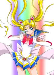 Rule 34 | anello81, bishoujo senshi sailor moon, bishoujo senshi sailor moon s, blonde hair, blue eyes, closed mouth, crystal, elbow gloves, gloves, highres, long hair, sailor moon, super sailor moon