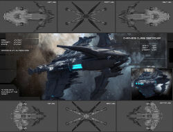 Rule 34 | 3d, battleship (eve online), bitonicus, caldari state (eve online), commentary, concept art, english text, eve online, floating, from above, from behind, from below, from side, glowing, grey theme, military, military vehicle, multiple views, nebula, no humans, original, outdoors, realistic, science fiction, sky, space, space ship, spacecraft, spaceship, star (sky), starry sky, thrusters, vehicle focus, zero gravity
