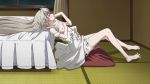 Rule 34 | 1girl, animated, barefoot, bed, blush, bra, bra lift, breasts, clothes pull, curtains, dress, dress pull, eyes visible through hair, feet, female focus, female masturbation, finger in own mouth, grabbing own breast, indoors, kasugano sora, long hair, masturbation, midriff, moaning, navel, nipple stimulation, nipple tweak, nipples, panties, panties around leg, shiny skin, sitting, small breasts, solo, sound, spread legs, toes, trembling, underwear, video, white bra, white panties, window, wooden floor, yosuga no sora