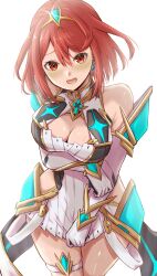 Rule 34 | 1girl, absurdres, alternate costume, breasts, cosplay, highres, kenichiart, large breasts, mythra (xenoblade), mythra (xenoblade) (cosplay), pyra (xenoblade), solk, xenoblade chronicles (series), xenoblade chronicles 2